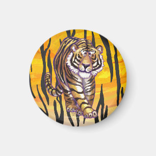 Vild Me Tiger Orange och Black Magnet