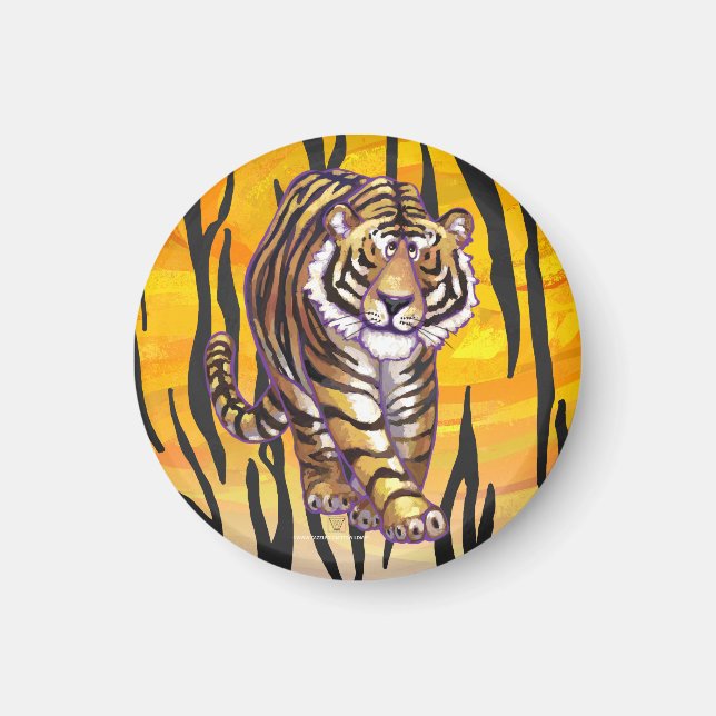 Vild Me Tiger Orange och Black Magnet (Framsidan)