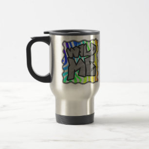Vild Me Zebra Rainbow and White Print Resemugg