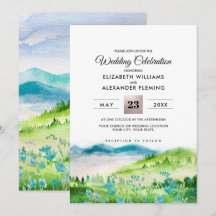 Vild Meadow | Bröllopsinbjudningar i Vår