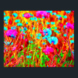 Vild Meadow in Bloom Pop Art Poster<br><div class="desc">Vild Meadow in Bloom in Pop Art Stil.</div>