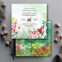 Vild Meadow | Inbjudan till sommarträdsbröllop