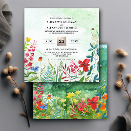 Vild Meadow | Inbjudan till sommarträdsbröllop