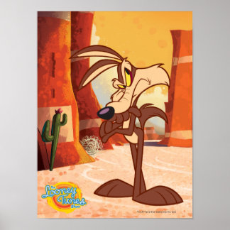 Vild med korslagda armar poster
