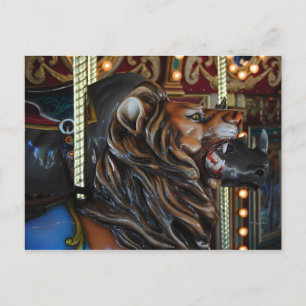 Vild Merry Go Round Helg Vykort