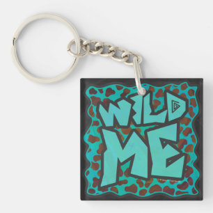 Vild mig Dalmatian Brown och Teal Design