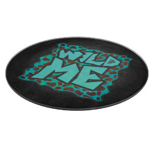 Vild mig Dalmatian Brown och Teal Design