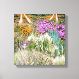 Vild Miljövänliga gräs och Vår blommor Canvastryck