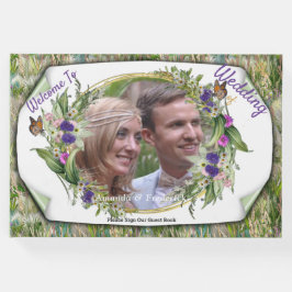 Vild Miljövänliga gräs och Vår blommor Gästböcker