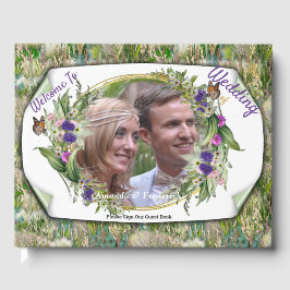 Vild Miljövänliga gräs och Vår blommor Gästböcker