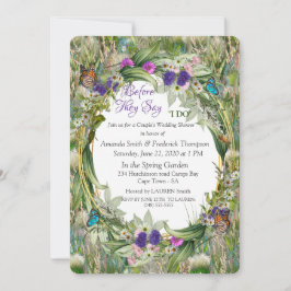 Vild Miljövänliga gräs och Vår blommor Inbjudningar