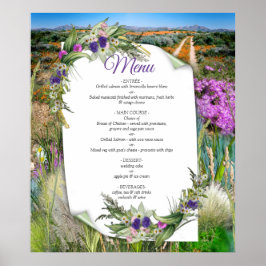 Vild Miljövänliga gräs och Vår blommor Poster