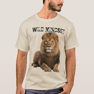 Vild Mindset - Lejont alfakttecken T Shirt