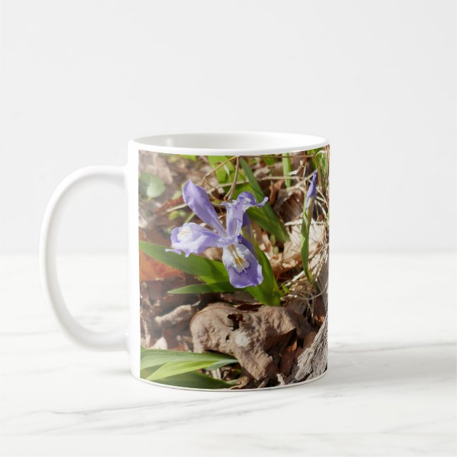 Vild Miniature Irises Kaffemugg (Vänster)