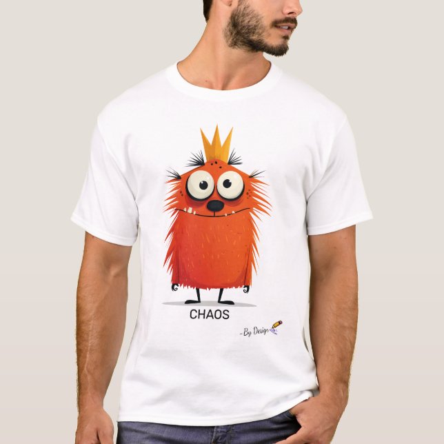 Vild Monster | Ursprunglig design för Vuxnor T Shirt (Framsida)