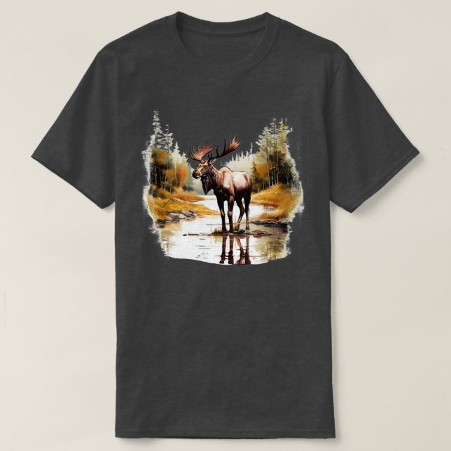 Vild Moose TShirt 11 T Shirt (Design framsida)