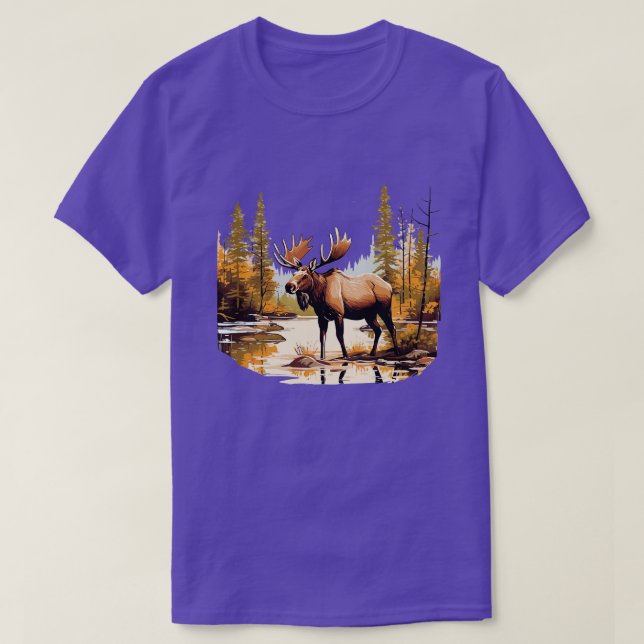 Vild Moose TShirt 6 T Shirt (Design framsida)