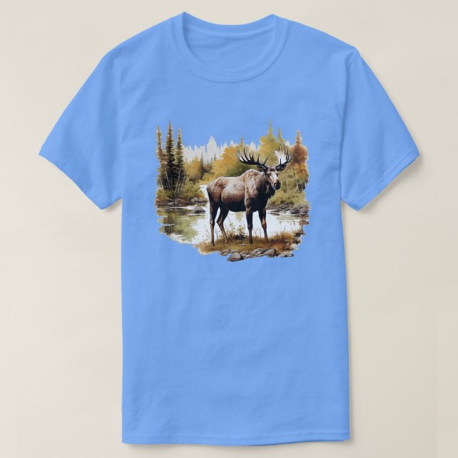 Vild Moose TShirt 7 T Shirt (Design framsida)