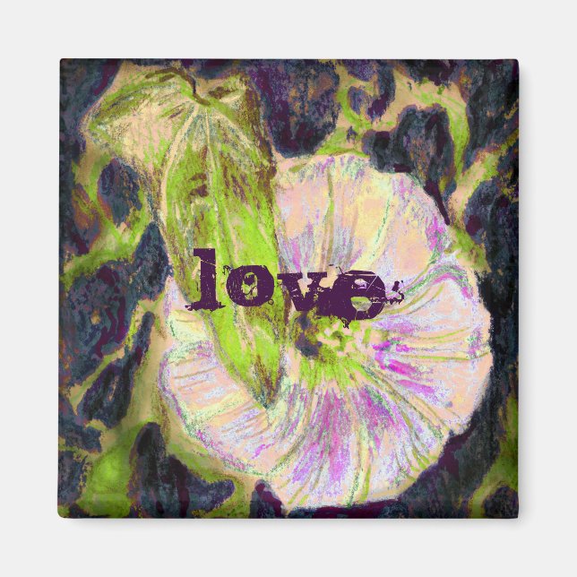 Vild Morgory Glory av Alexandra Cook Magnet (Framsidan)