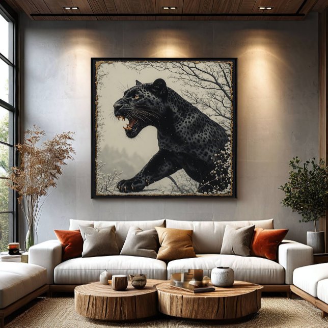 Vild Mörk Fantasy-Panther Poster (Skapare uppladdad)