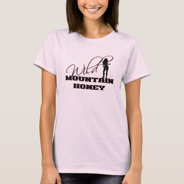 Vild Mountain honey Tshirt T Shirt (Framsida)