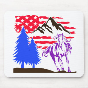 Vild Mountain Horse Galloping Musmatta