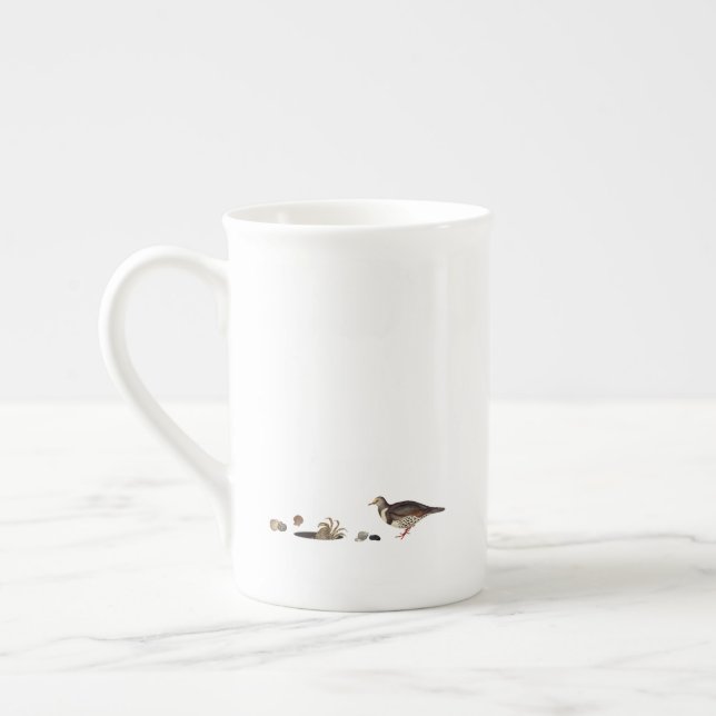 Vild Mushroom - Benporslin Mugg (Vänster)