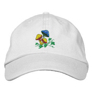 Vild Mushroom Embroized Cap Broderad Keps