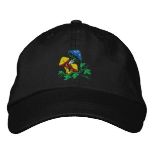 Vild Mushroom Embroized Cap Broderad Keps