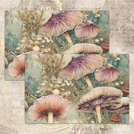 VILD MUSHROOM FOREST DECOUPAGE TISSUE PAPER