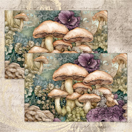 VILD MUSHROOMS DECOUPAGE TISSUE PAPER