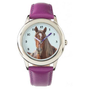 Vild Mustang Horse Girls Armbandsur