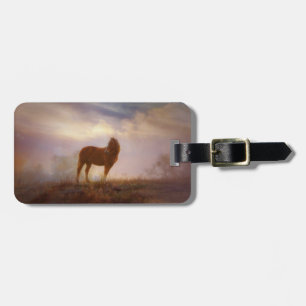 Vild Mustang Horse Luggage Tag Bagagebricka