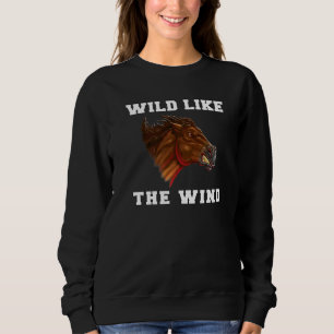 Vild Mustanghäst Vild som vinden Mustang Hingst T Shirt