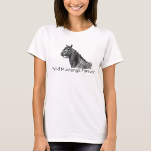 Vild Mustangs Forever T-Shirt