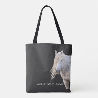 Vild Mustangs Forever Tote Bag Tygkasse