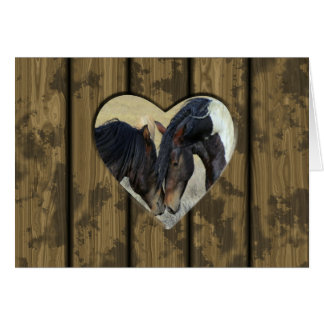 Vild Mustangs Hälsningskort