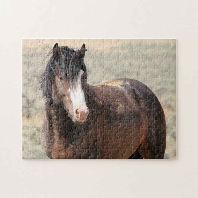Vild Mustangs of the Väster Pussel (Horisontell)