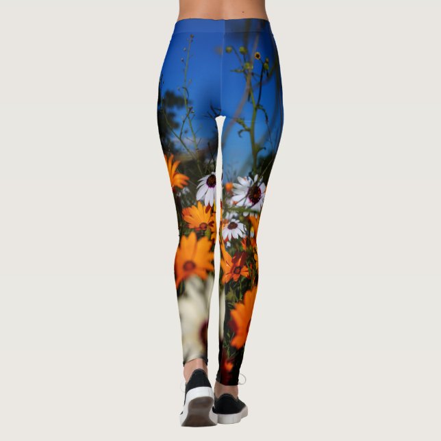 Vild Namaqualand-blommigten Leggings (Baksida)