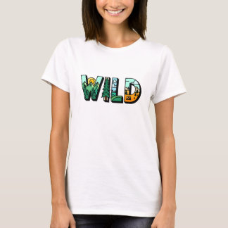 VILD Naturtypografi T Shirt