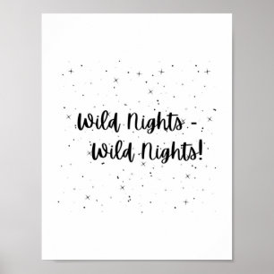 Vild Nights Emily Dickinson Poster