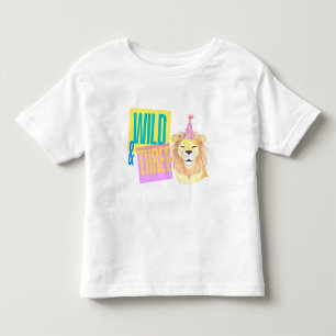 Vild och 3:e födelsedag Lejon T-Shirt