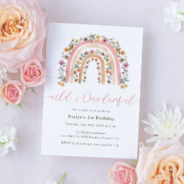 Vild och anbudsinfordran Wildblomsterregnbåge 1:a Inbjudningar