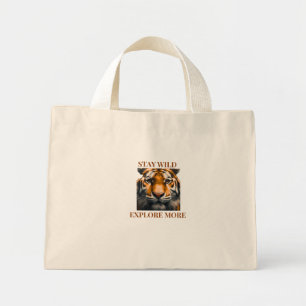 Vild och äventyrlig Totebag Resa Estetik Mini Tygkasse