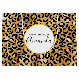 Vild och exotisk leopard Skriv ut Mönster på födel