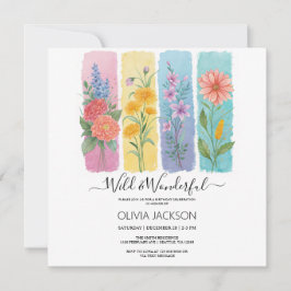 Vild och fantastisk inbjudan till Watercolor Birth