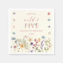 Vild och Five Wildflower 5-års födelsedagsfest