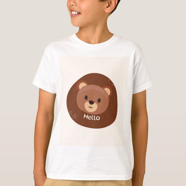 Vild och fri: Bear Äventyr T-shirt (Framsida)