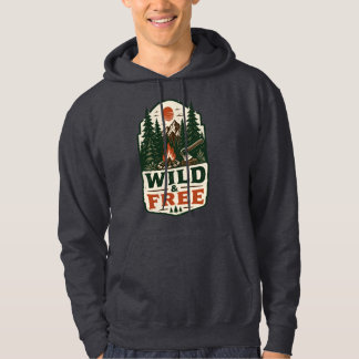 Vild och fri hoodie