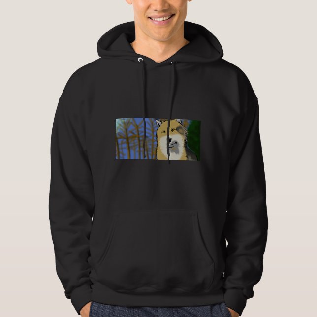 Vild och fri hoodie (Framsida)